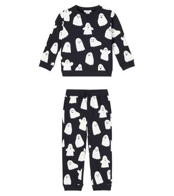 Printed cotton sweatshirt and sweatpants set  | Stella McCartney Kids