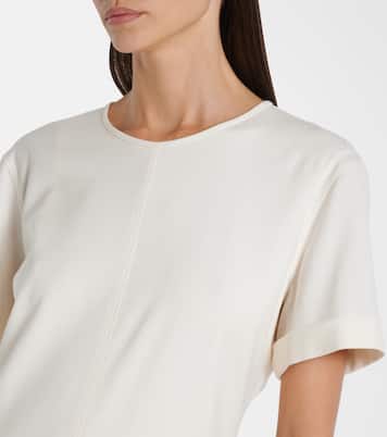 羊毛混纺中长连衣裙 | Brunello Cucinelli