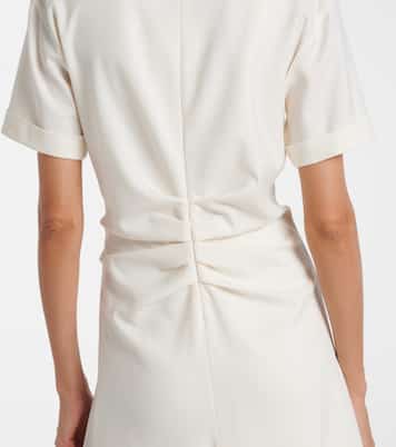 羊毛混纺中长连衣裙 | Brunello Cucinelli