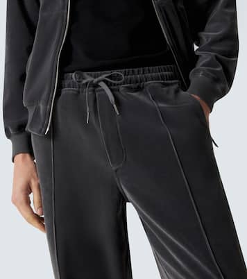 Cotton-blend velour sweatpants | Tom Ford