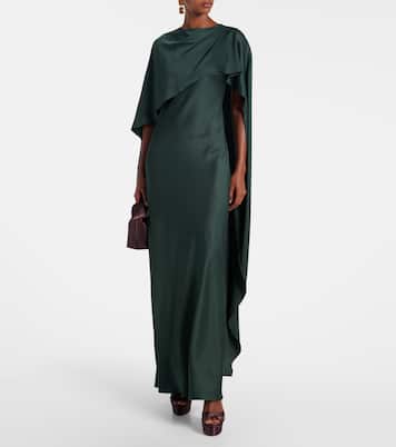 Divine 130 satin platform sandals | Aquazzura