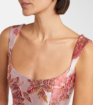 Robin floral brocade gown | Markarian