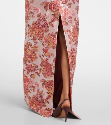 Robin floral brocade gown | Markarian