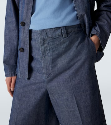 Denim Bermuda shorts | Jil Sander