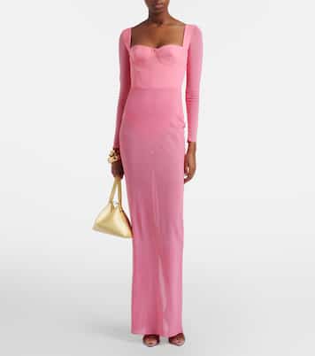 Robe longue en maille | Alex Perry