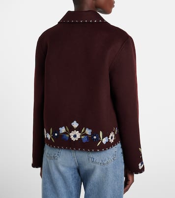 Bestickte Jacke Jude aus einem Wollgemisch | Rixo