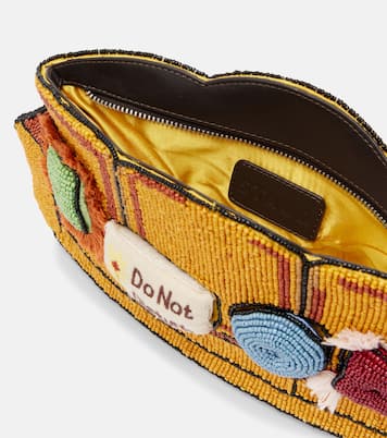 Couch beaded clutch | Staud