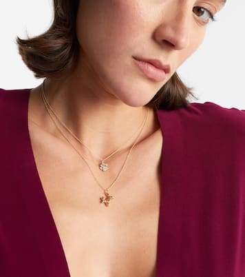 Halskette aus 14kt Gelbgold (585/1000) mit Diamant | Sydney Evan