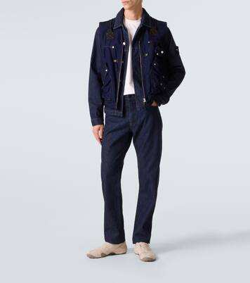 Jeans rectos de tiro medio | Stone Island
