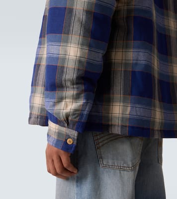 Surchemise Keesey matelassée en laine et lin | Visvim