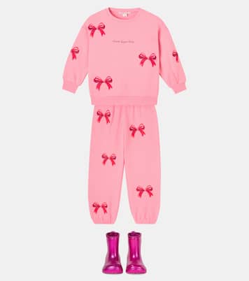 Pantalon de survêtement Lou Bow brodé | Konges Sløjd