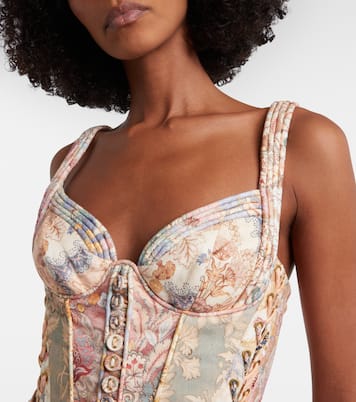 Rebellion floral linen gown | Zimmermann