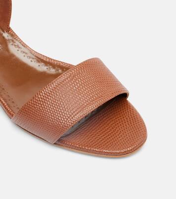 Patobarnu 30 leather slingback sandals | Manolo Blahnik