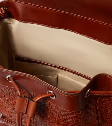 City leather backpack | Brunello Cucinelli