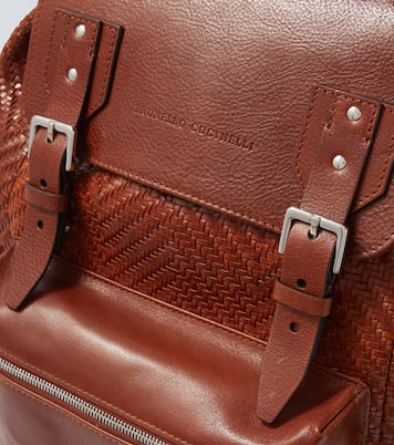 City leather backpack | Brunello Cucinelli