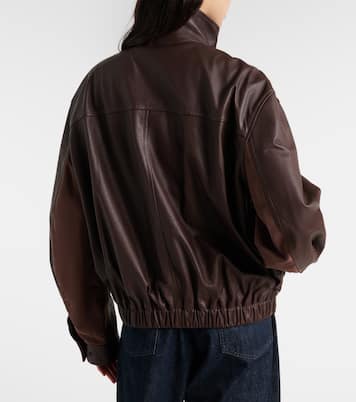 Leather blouson jacket | Lemaire
