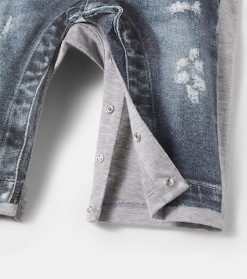 Baby Spieler aus Baumwoll-Jersey | Dolce&Gabbana Kids