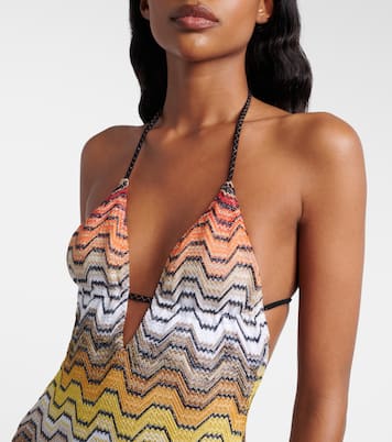 Bañador halter de lamé | Missoni