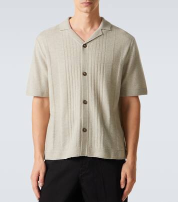 Gerone knitted cashmere polo shirt | Le Kasha