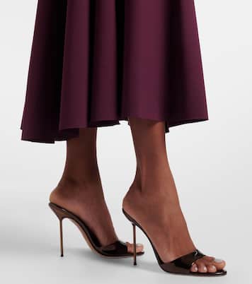 Pantoletten Lidia 105 aus Metallic-Leder | Paris Texas