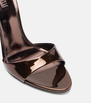 Pantoletten Lidia 105 aus Metallic-Leder | Paris Texas