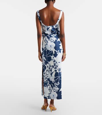 Paradiso floral linen maxi dress | SIR