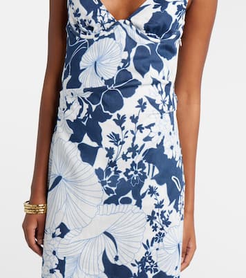 Paradiso floral linen maxi dress | SIR