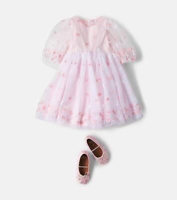 Besticktes Kleid aus Tüll | Tartine et Chocolat