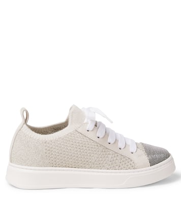 Sneakers Monili in maglia | Brunello Cucinelli Kids