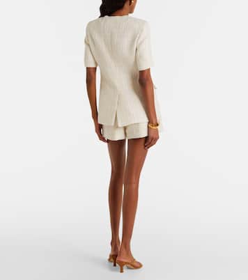 Jazmin cotton-blend tweed shorts | Veronica Beard
