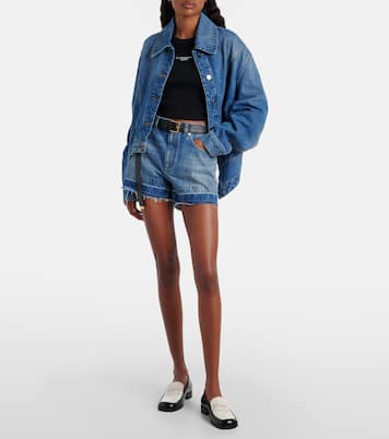 Mid-rise denim shorts | Givenchy