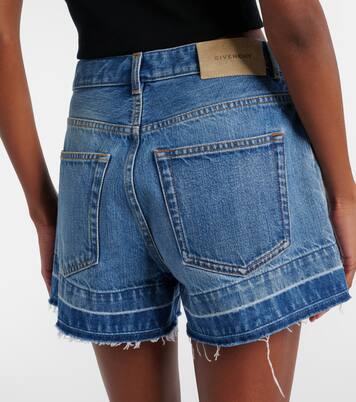 Mid-rise denim shorts | Givenchy
