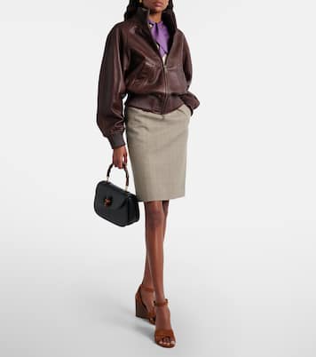 Sandales compensées en daim | Gianvito Rossi