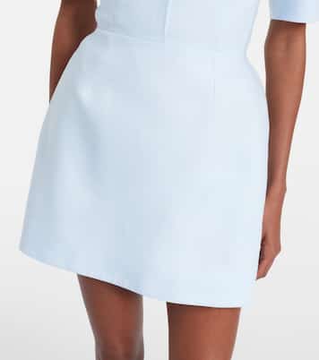 Bow-detail linen minidress | Shushu/Tong