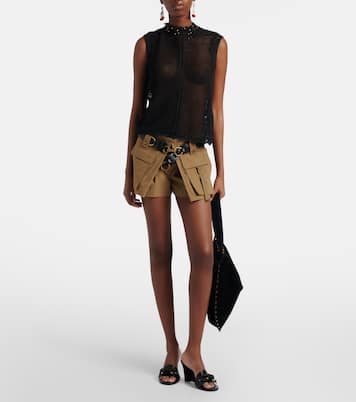 Anee embellished leather wedge mules | Isabel Marant