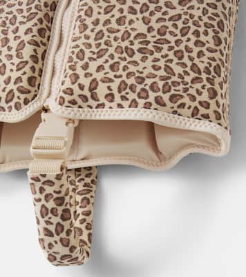 Kitty leopard-print embellished swim vest | Konges Sløjd