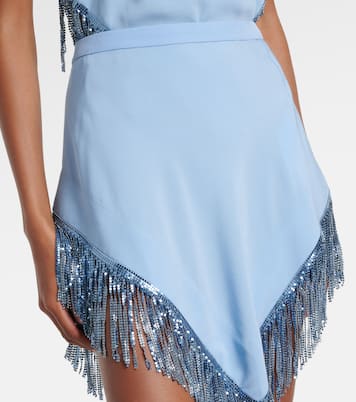 Chainmail crêpe miniskirt | Rabanne