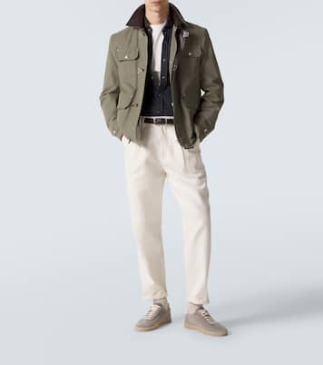 Cotton-blend gabardine field jacket | Brunello Cucinelli