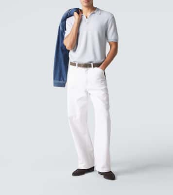 Horton cotton and wool piqué polo shirt | Orlebar Brown