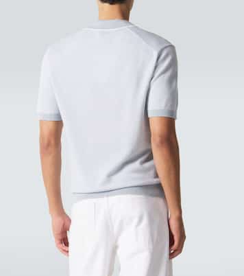Horton cotton and wool piqué polo shirt | Orlebar Brown