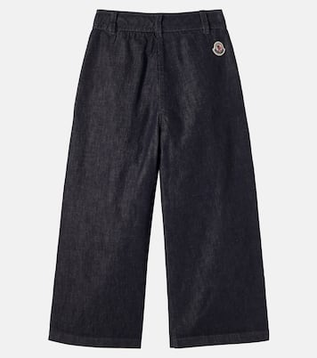 Pleated wide-leg jeans | Moncler Enfant
