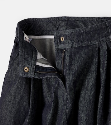 Pleated wide-leg jeans | Moncler Enfant