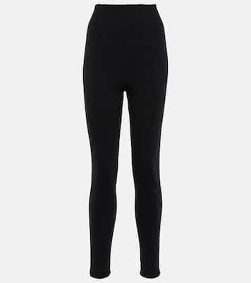 Legging à taille haute en cachemire | Alaïa