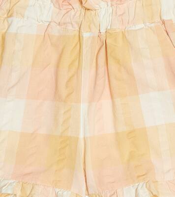 Olimpia checked cotton shorts | The New Society