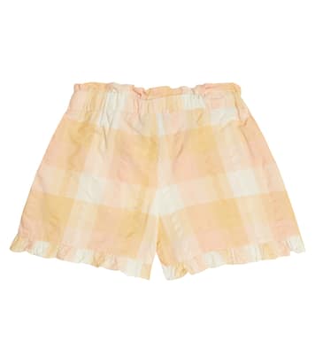 Olimpia checked cotton shorts | The New Society