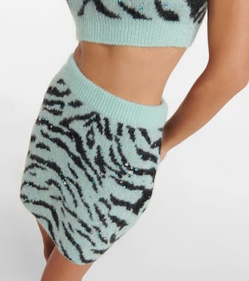 Minirock aus Jacquard | Alessandra Rich