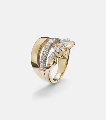 Anello in oro 18kt con diamanti | Yeprem