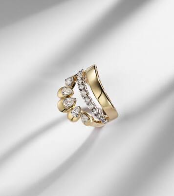 Anello in oro 18kt con diamanti | Yeprem