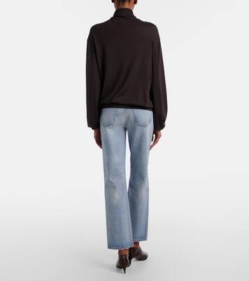 Jeans rectos Abigail de tiro alto | Khaite