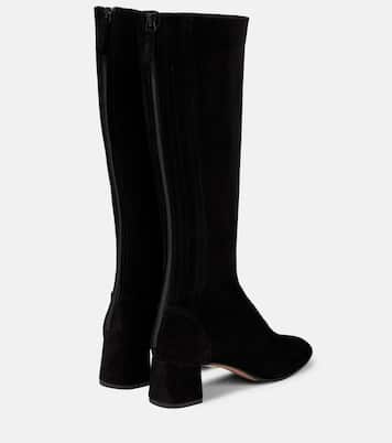 Saint Honore suede knee-high boots | Aquazzura